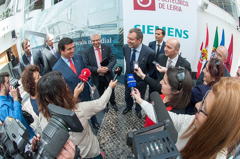 Einweihung der Siemens Akademie im Polytechnischen Institut von Leiria.