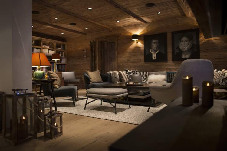 Das private Wohnzimmer des Chalets
